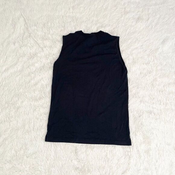 Men Duluth Trading Longtail Standard Fit Sleeveless Pocket Crew Navy Blue Large - Picture 7 of 7